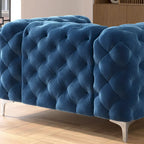 Aosta Canapé et Sofa Chesterfield en Velours Tufté pour Salon