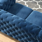 Aosta Canapé et Sofa Chesterfield en Velours Tufté pour Salon