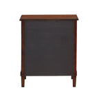 Table de chevet Canfield Brown à 3 tiroirs