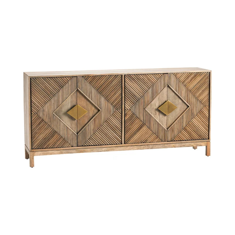 Bahut quatre portes Brookline - 72x16x34