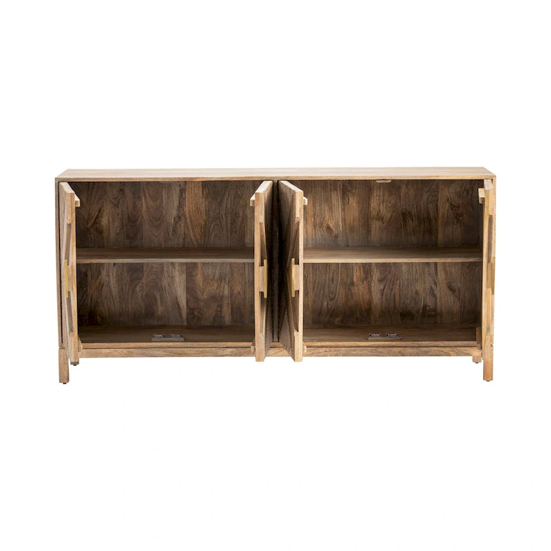 Bahut quatre portes Brookline - 72x16x34