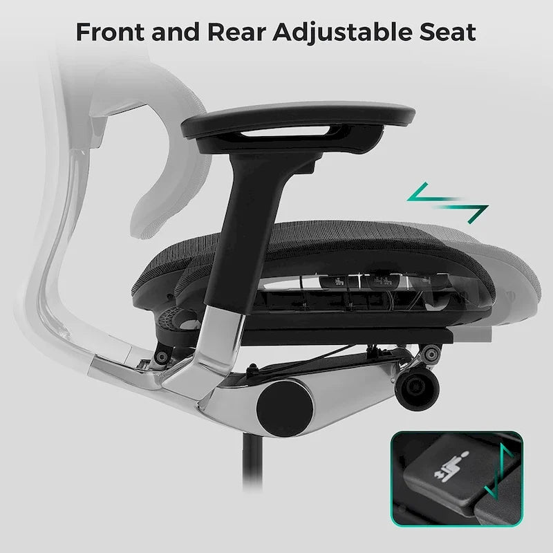 Chaise de bureau à dossier haut OdinLake, chaise d'ordinateur de bureau à domicile sans repose-pieds