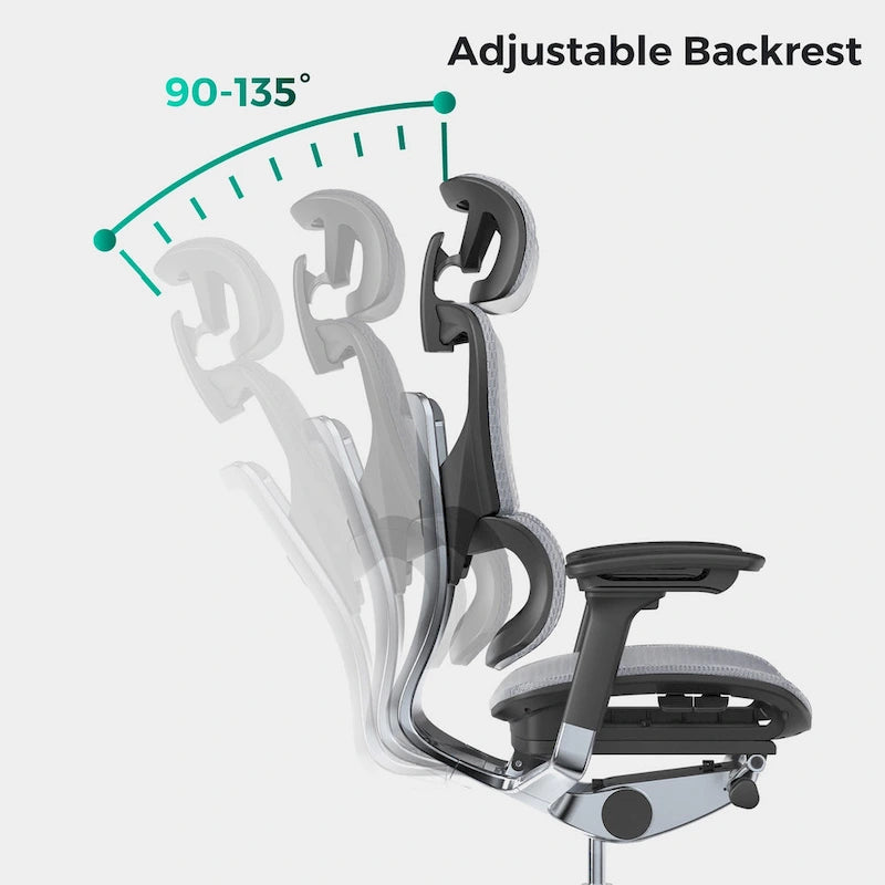 Chaise de bureau à dossier haut OdinLake, chaise d'ordinateur de bureau à domicile sans repose-pieds