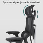 Chaise de bureau à dossier haut OdinLake, chaise d'ordinateur de bureau à domicile sans repose-pieds