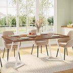 Table de salle à manger rectangulaire, petite table de cuisine de 55 pouces