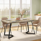 Table de salle à manger rectangulaire, petite table de cuisine de 55 pouces