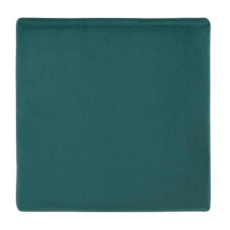 Pouffe carré en velours Madisen Moroccan Glam