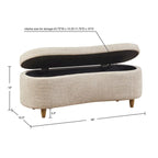 Banc de rangement Bailey Boucle à plateau rabattable