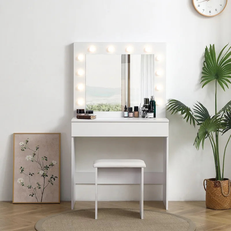Coiffeuse avec miroir