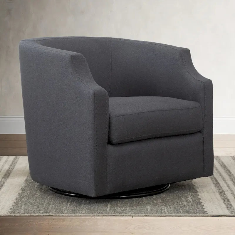 Fauteuil club pivotant et à bascule pour salon