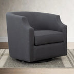 Fauteuil club pivotant et à bascule pour salon
