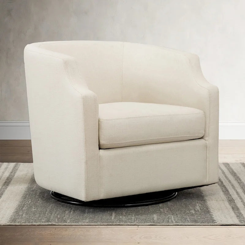 Fauteuil club pivotant et à bascule pour salon