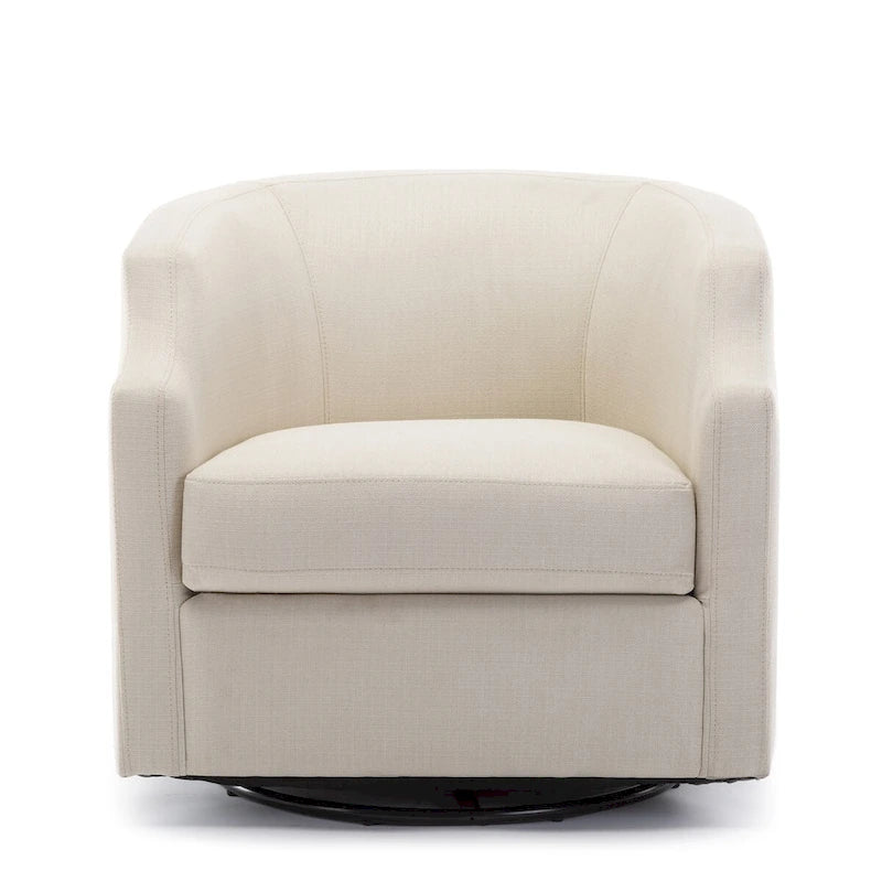 Fauteuil club pivotant et à bascule pour salon