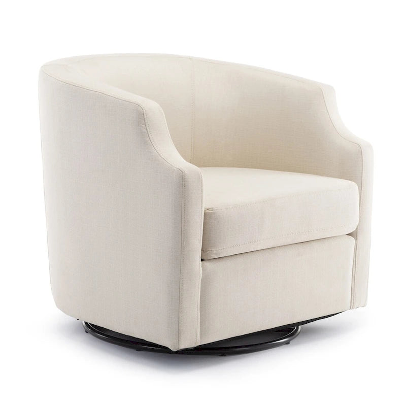 Fauteuil club pivotant et à bascule pour salon