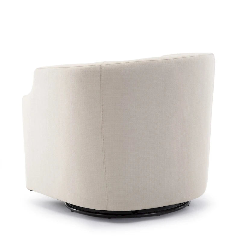 Fauteuil club pivotant et à bascule pour salon