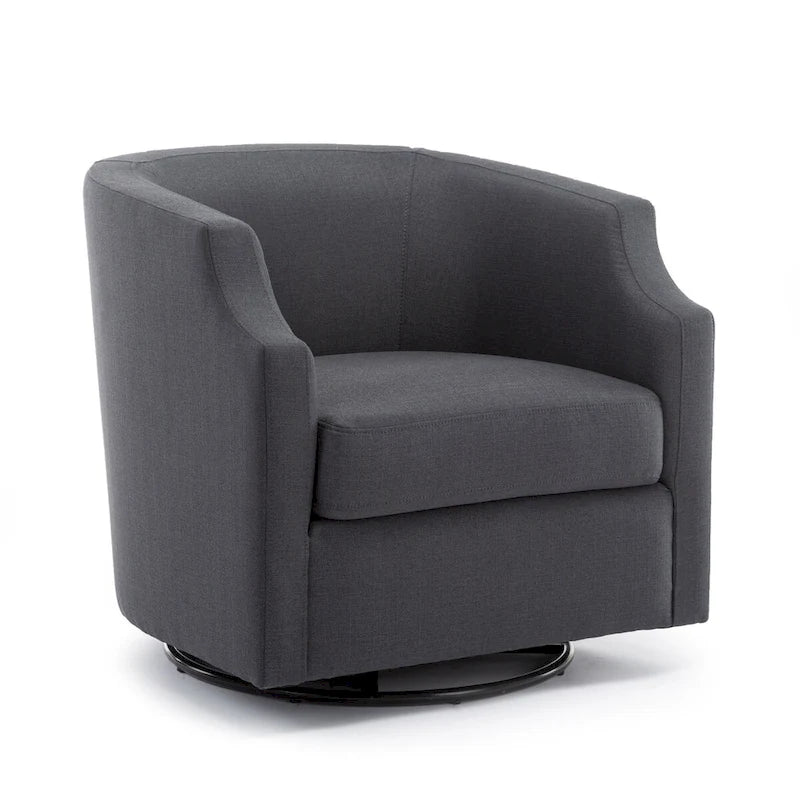Fauteuil club pivotant et à bascule pour salon