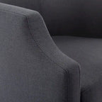 Fauteuil club pivotant et à bascule pour salon