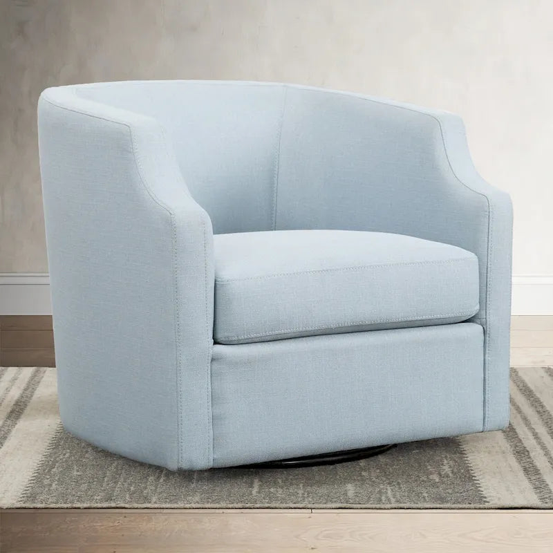Fauteuil club pivotant et à bascule pour salon