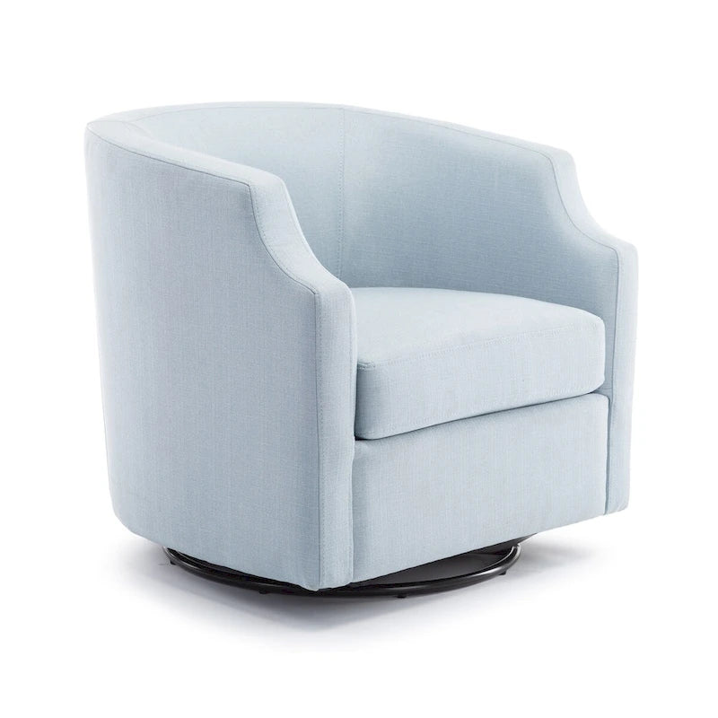 Fauteuil club pivotant et à bascule pour salon