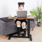 Table d'appoint réglable en forme de C pour ordinateur portable, table de chevet
