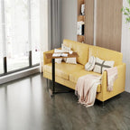 Table d'appoint réglable en forme de C pour ordinateur portable, table de chevet