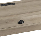 Ensemble table de bar de cuisine avec tabourets ronds en similicuir