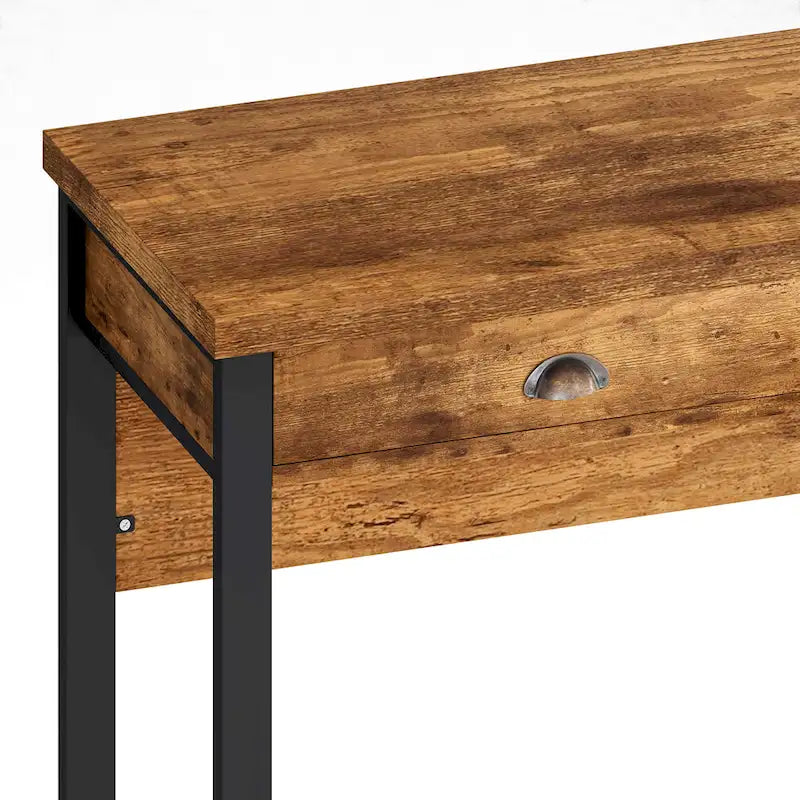 Ensemble table de bar de cuisine avec tabourets ronds en similicuir