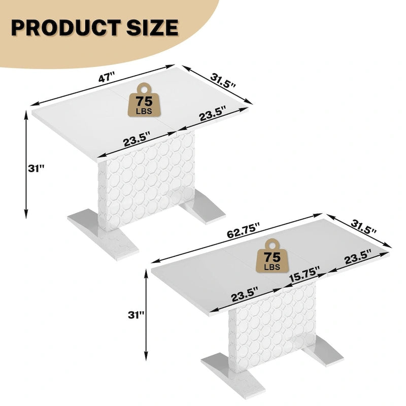 Table basse extensible