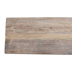 Console en bois recyclé avec finition blanchie vieillie - 72,0L x 13,0l x 32,0H