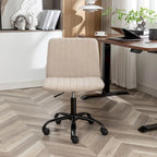 Chaise de bureau pivotante en tissu Masar