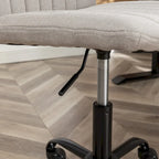 Chaise de bureau pivotante en tissu Masar