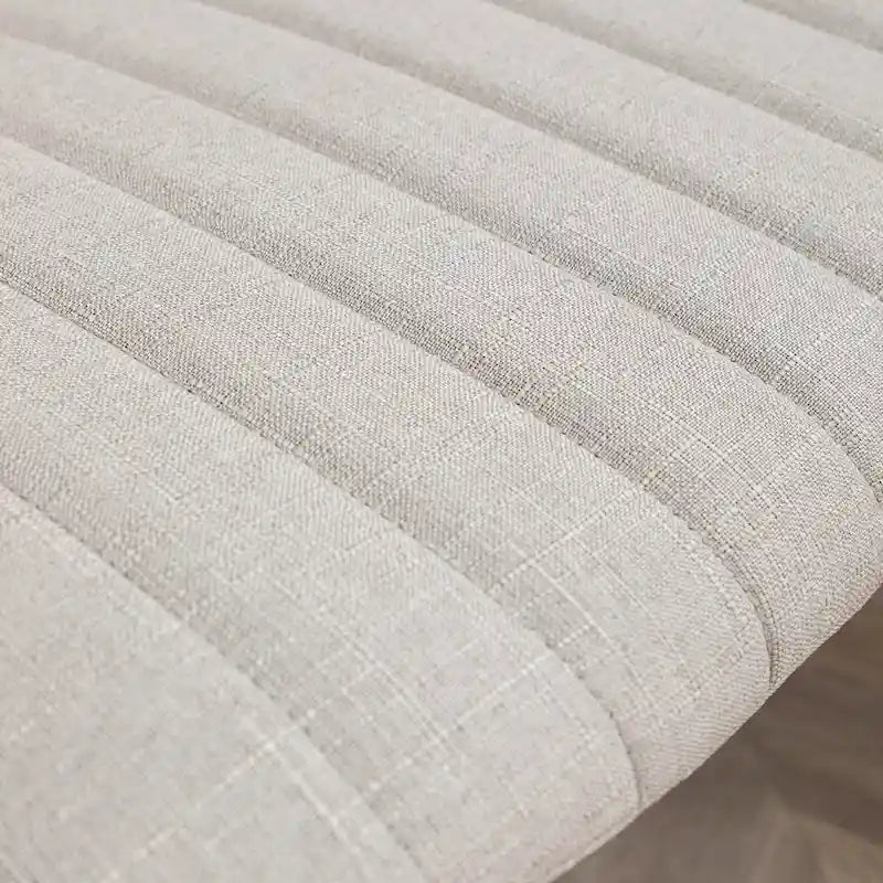 Chaise de bureau pivotante en tissu Masar