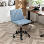 Chaise de bureau pivotante en tissu Masar
