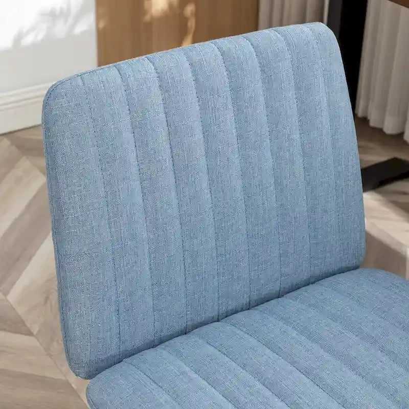 Chaise de bureau pivotante en tissu Masar