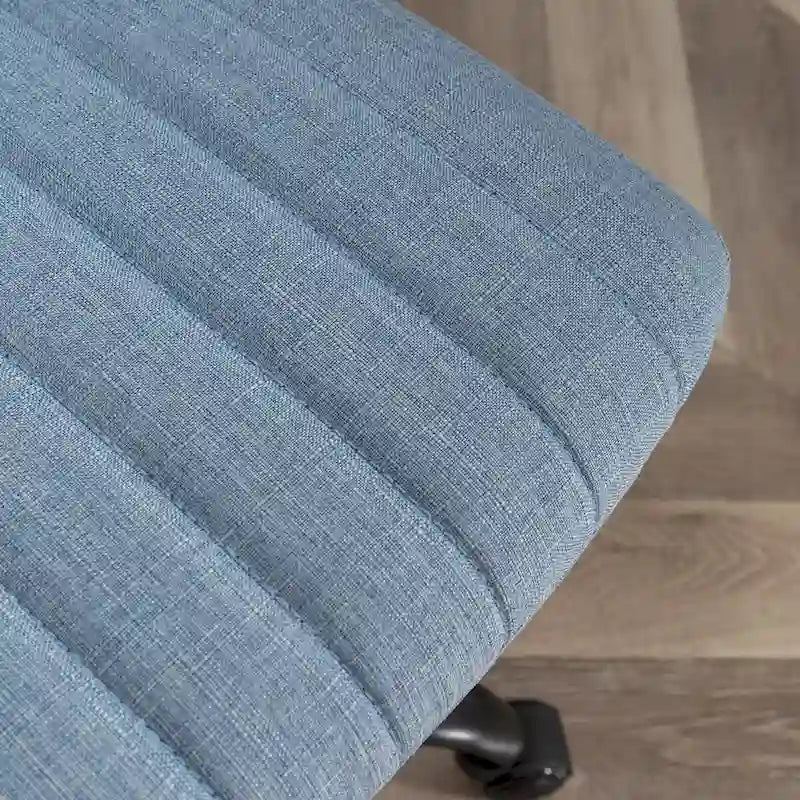Chaise de bureau pivotante en tissu Masar
