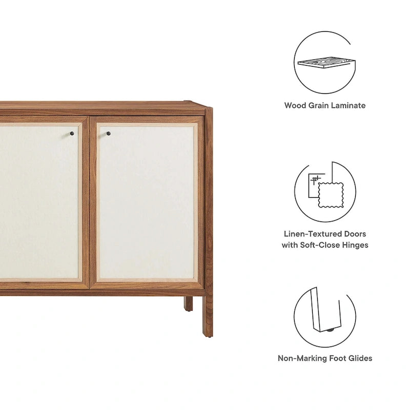 Capri 65 buffet en bois à grain armoire de rangement
