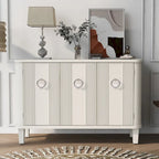 Simple Cabinet with Three Doors,Adjustable