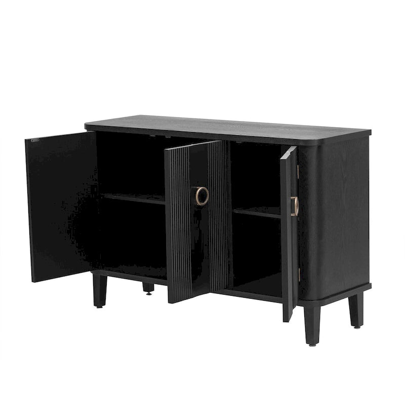 Armoire simple avec trois portes, réglable