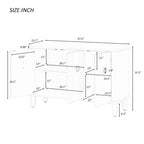Armoire simple avec trois portes, réglable